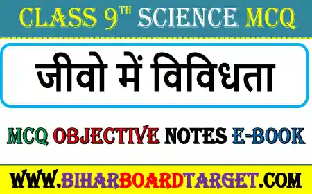 जीवों में विविधता – Jivo Me Vividhata MCQ Question 2023